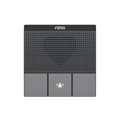 [N4-A10W-225225] Mini Intercomunicador Wi-Fi para hotelería, hospitales, con diseño elegante, PoE, 3 botones, 1 relevador integrado de salida y entrada.