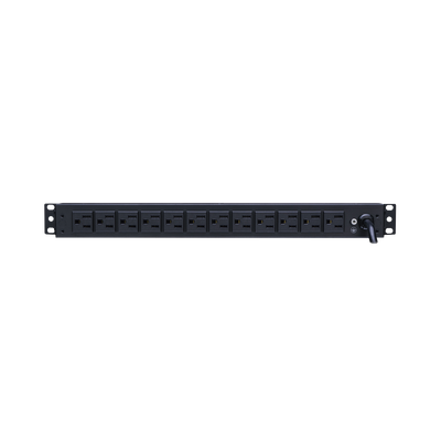 [N4-PDU15B12R-151033] PDU Básico Para Distribución de Energía, Con 12 Tomas NEMA 5-15R Traseras, 1UR, 15 Amp, 120 Vca