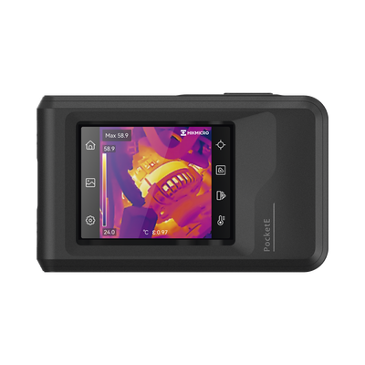 [N4-HM-TP40-1AQF/W-POCKETE-219925] POCKET-E - Cámara Termográfica Portátil Lente Térmico 1.35 mm (96 x 96) pixeles / Lente Optico (640 × 480) / WiFi / IP54 / Memoria interna 4 Gb / Hasta 4 Horas de Funcionamiento Continuo