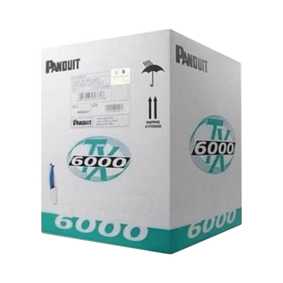 [N4-PUC6004WH-FE-183070] Bobina de Cable UTP 305 m. de Cobre, TX6000™ PanNet, Reelex, Blanco, Categoría 6 Mejorado (23 AWG), PVC (CM), de 4 pares
