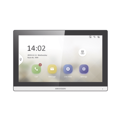 [N4-DS-KH6352-WTDE6-237178] Monitor IP WiFi Touch Screen 7" para Videoportero Hibrido / Vídeo en Vivo / Apertura Remota / Llamada Entre Monitores / Audio bidireccional / Borde slim