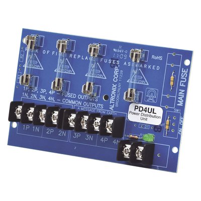 [N4-PD4UL-209965] Módulo de distribución  / 4 entradas de 12 o 24 Vcc hasta 10 A o 24 o 28 Vca hasta 12 A / 4 Salidas