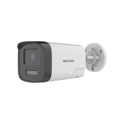 [N4-DS-2CE17K0T-LTS-233772] [Audio Bidireccional + Dual Light + ColorVu] Bala TURBOHD 3K  (5 Megapixel) / Lente 3.6 mm / 40 mts IR EXIR + 40 mts Luz Blanca / Micrófono y Bocina Integrado / Exterior IP67 / dWDR