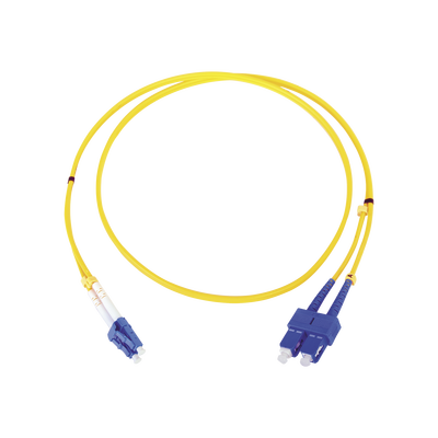 [N4-LP-FO-6060B-85947] Jumper de Fibra Óptica Monomodo LC/SC Duplex de 1 metro