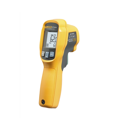 [N4-FLUKE-62MAXESPR-203381] Termómetro IR Para Medición de Temperatura de -30ºC a 500ºC, Con Precisión +-1.0%, y Clasificación IP54 de Resistencia al Agua y Polvo