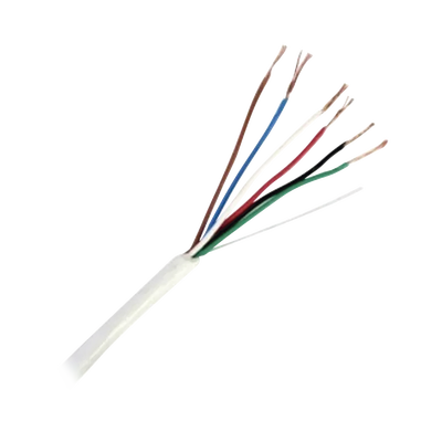 [N4-92-62-85793] Bobina de Cable de 152 Metros de 6 x 20 AWG / BLINDADO / Color BLANCO / Aplicaciones en Control de Acceso, Audio e Instrumentación