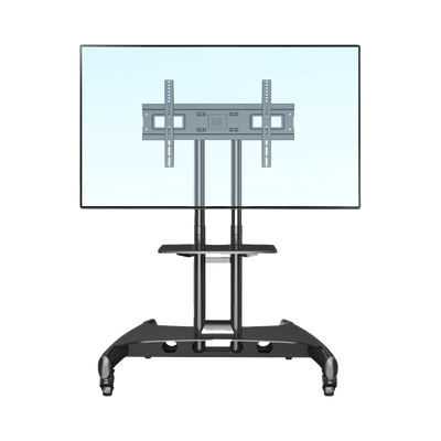 [N4-AVA1500601PNB-230204] Soporte de Pantalla con Ruedas / Compatible con Monitores de32 "a 75" / Base para Colocar Accesorios Adicionales / Vesa 200*200 -600*400