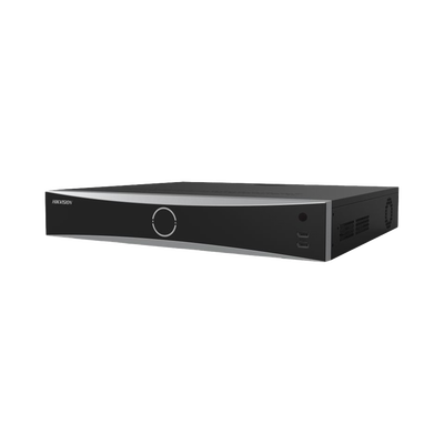 [N4-DS-7716NXI-K4(D)-231458] [Acusearch] NVR 12 Megapixel (4K) / 16 canales IP / AcuSense (Evita Falsas Alarmas) / Reconocimiento Facial /  4 Bahías de Disco Duro /  HDMI en 4K / Alarmas I/O