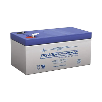 [N4-PS-1230-F1-231496] Batería 12V, 3.4AH, Para Respaldo, Tecnologías AGM/VRLA, 5 Años Vida Útil, Terminales F1, Reconocida UL