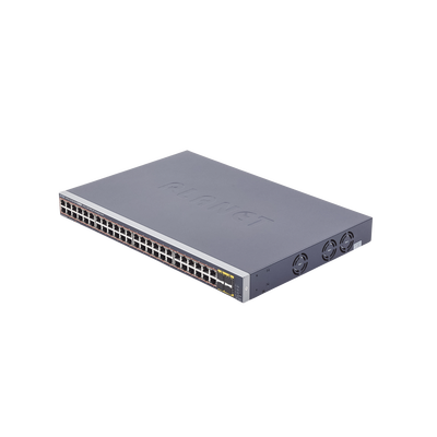 [N4-GS-4210-48P4S-88732] Switch Administrable de 48-Puertos 10/100/1000T 802.3at PoE + 4-Puertos 100/1000BASE-X SFP / 440W