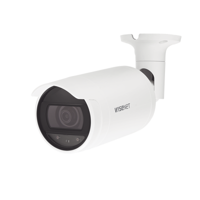 [N4-AN-OL7012R-228183] Cámara IP Tipo Bala 4 Megapíxel / Lente 3mm / IR 20M / WDR 120db / IP66 / H.265 & WiseStream / modo pasillo / POE 802.3af