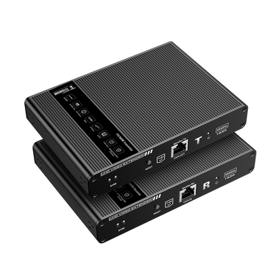 [N4-TT676KVM-188819] Kit extensor KVM (HDMI y USB) hasta 70 metros / Resolución 4K @ 60 Hz/ Cat 6, 6a y 7 / IPCOLOR / CERO LATENCIA / HDR10 / Salida Loop / Puerto S/PDIF / Uso 24/7 / Transmite el Video y Controla tu DVR vía USB a distancia.