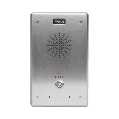 [N4-I12-N-01P-87592] Intercomunicador IP, 2 líneas SIP, 2 relevadores con botón para llamada, anti-vandálico, IP65 e IK10, PoE