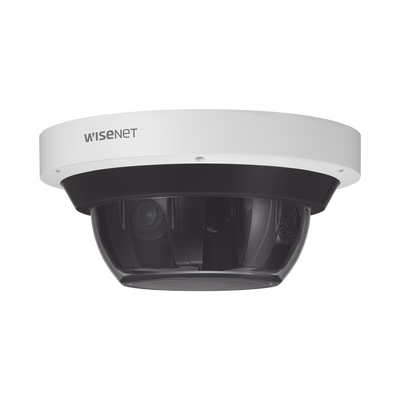 [N4-PNM-9084RQZ1-208583] Cámara IP Multisensor 8MP ( 4 Sensores de 2MP) WDR 120 DB, Lente Motorizado 2.8 - 12 MM, 12Vcc/ POE+ /IP66 /IK10
