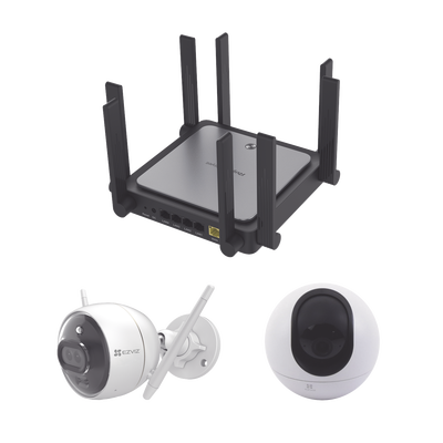 [N4-RGEW3200GXPRO/C6/C3X-215934] Kit de Router Ruijie Con Cámara EZVIZ / I Incluye 1 PZA CS-C6 / 1PZ C3X / Un Router RGEW3200GXPRO