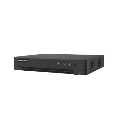 [N4-DS-7208HGHI-M1/T-235488] [Audio Bidireccional] DVR 8 Canales TurboHD + 2 Canales IP / 2 Megapixel (1080p) Lite / Acusense Lite (Evita Falsas Alarmas) / Audio por Coaxitron / 1 Bahia de Disco Duro / H.265+ / Salida de Vídeo Full HD