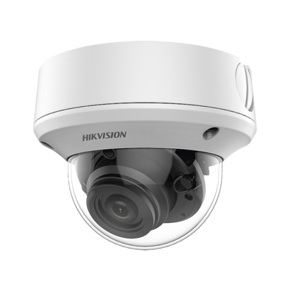 [N4-DS-2CE5AU1T-AVPIT3ZF-164061] Domo TURBOHD 4K (8 Megapixel) / Lente Mot. 2.7 a 13.5 mm / 40 mts IR EXIR / IP67 / 12 Vcc / 24 VCA / TVI-AHD-CVI-CVBS / 9 a 15 Vcc