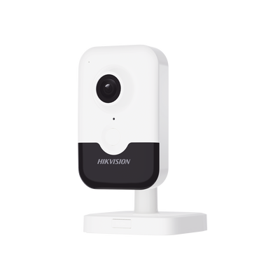 [N4-DS-2CD2423G2-IW(W)-234500] Cubo IP de 2 Megapixel / Lente 2.8 mm / H.265+ / 10 mts IR EXIR / Micrófono y Bocina Integrada (Audio de Dos Vías) / ACUSENSE Lite / Interior / Se Conecta Directo a la App Hik-Connect / Micro SD / dWDR / PoE