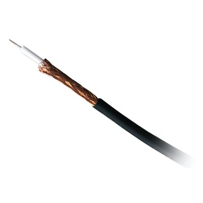 [N4-9601-80484] Cable Coaxial RG6, 305 metros RG6, Malla 96%, Hecho en México / Intemperie