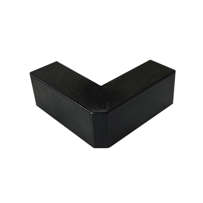 [N4-TMK-1720-EE-N-227147] Esquinero Exterior Color Negro de PVC Auto Axtinguible, Para Canaleta TMK-1720-N-CC (5210-02003)