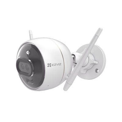 [N4-C3X-183893] Bala IP 2 Megapíxel / Wi-Fi  / Doble Lente / COLORES EN OSCURIDAD / Deteccion de Personas o Vehículos  / Cruce de Línea / Intrusión a un área / Audio de dos vías / Luz Estroboscópica / Sirena / MicroSD