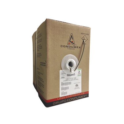 [N4-660565-136646] Caja de 1000 ft ( 305 m )  / 4 X 24 AWG / Cable TELEFÓNICO EK-TEL-CMR / Uso Interior
