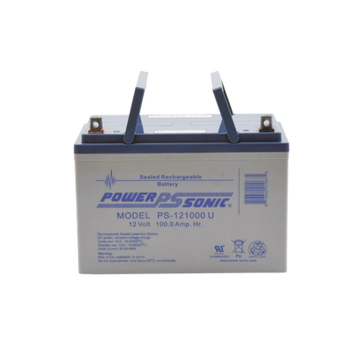 [N4-PS-121000-U-183418] Batería 12V, 100AH, Para Respaldo, Tecnologías AGM/VRLA, 10-12 Años Vida Útil, Terminales U, Reconocida UL