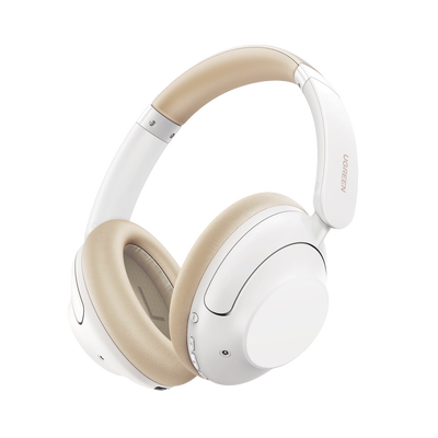 [N4-15809-224397] AudífonosInalámbricos | HiTune Max5 | Bluetooth | 3.5mm | Sonido Hi-Res | CancelaciónActiva de Ruido (ANC) de hasta 43dB | Autonomía de 90 horas | Diseño Ajustable| Almohadillas Suaves | Color Blanco.