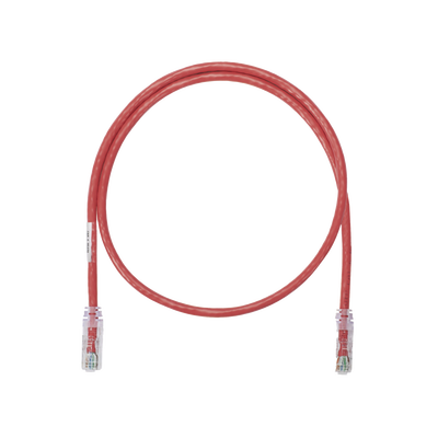 [N4-NK6PC1RDY-193887] Cable de parcheo UTP Categoría 6, con plug modular en cada extremo - 1 ft (30.48 cm) - Rojo