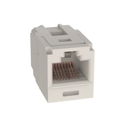[N4-CC688IW-202155] Módulo Acoplador RJ45 a RJ45, Mini-Com, Categoría 6, Color Blanco Mate