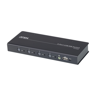 [N4-CS724KM-222719] Switch KM USB| 4 Puertos | Boundless Switching | RS232 | Controla 4 Computadoras con 1 Teclado/Mouse