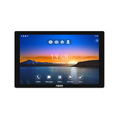 [N4-I507W-225926] Monitor Audio/Video  IP/SIP para interior, Wi-Fi, pantalla táctil de 10.1", Apertura remota