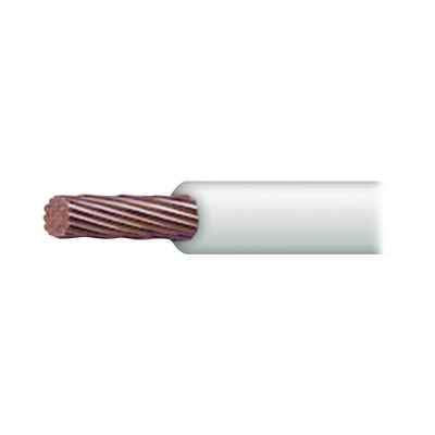 [N4-SLY-328-WHT/100-187645] Cable Eléctrico 18 awg  color blanco, Conductor de cobre suave. Aislamiento de PVC, auto-extinguible. BOBINA de 100 MTS