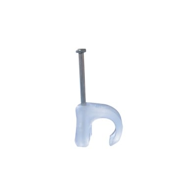[N4-TC-57-76673] Grapa para cable redondo de 5mm color transparente (100pzs) (3102-00100)