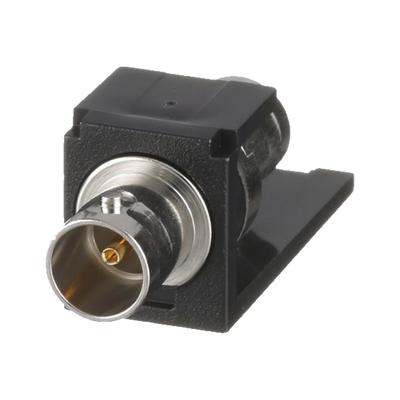 [N4-CMBA75BLY-197295] Módulo Acoplador Coaxial Tipo BNC, Mini-Com, de 75 Ohms, Color Negro