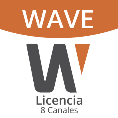 [N4-WAVE-EMB-08-164390] Licencia Wisenet Wave Para 8 Canales  de Grabador Hanwha