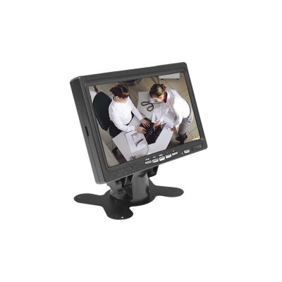 [N4-BMG7030H-161474] Monitor 7" TFT-LCD ideal para colocar en vehículos o DVR/NVR.  Entradas de video HDMI, VGA y RCA (CVBS)