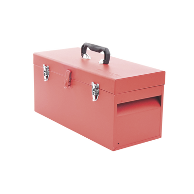 [N4-SYS-D6-190642] Caja de herramientas metálica con soble cerradura de 51 x 21.5 x 24cm.