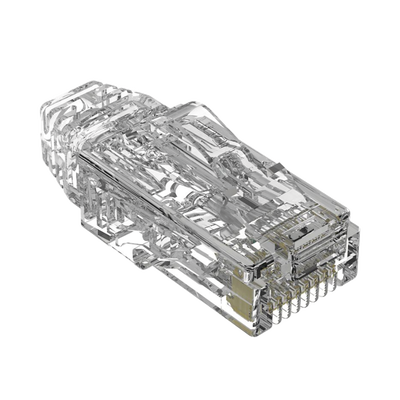 [N4-SP628-C-189282] Plug RJ45 Cat6/6A, Para Cable UTP de Calibre 28 AWG, Chapado en Oro de 50 micras, Paquete de 100 piezas