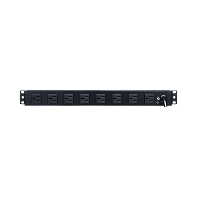 [N4-PDU15B2F8R-151011] PDU Básico Para Distribución de Energía, Con 8 Tomas NEMA 5-15R Traseras y 2 Tomas 5-15R Frontales, 1UR, 15 Amp, 120 Vca