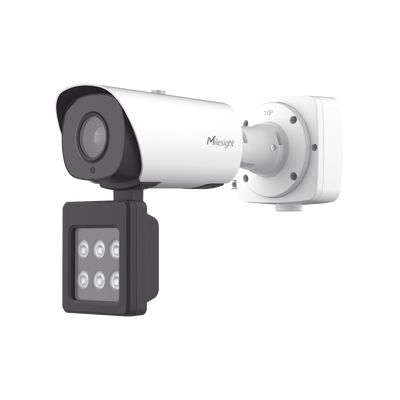 [N4-TS4466-X4RWE-W-230333] Cámara Bullet Inteligente con IA, Luz Suplementaria y Reconocimiento Vehicular para Monitoreo de Tráfico