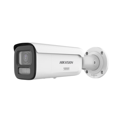 [N4-DS-2CD2687G3T-LIZSY-235994] [Dual Light + ColorVu 3.0 + HikAI] Bala IP 8 Megapixel / Lente Mot. 2.8 a 12 mm / 60 mts IR + Luz Blanca / Exterior IP67 / WDR 130 dB / ACUSENSE 3.0 / Metal / NEMA 4X / ACUSEARCH