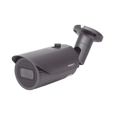 [N4-QNO-8080R-171609] Cámara IP Tipo Bala Antivandálica 5 Megapíxel / Lente Varifocal 3.2 - 10mm / IR 30M / WDR 120db / IP66 / H.265 & WiseStream
