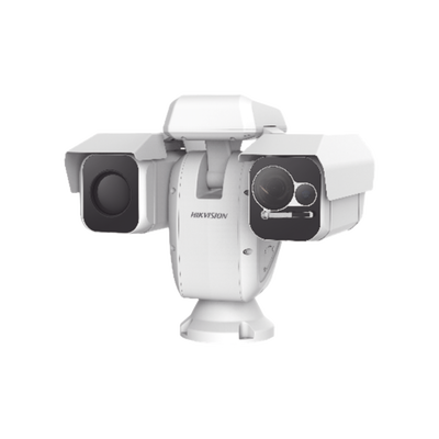 [N4-DS-2TD6237-75C4L/W-201113] Punta de Poste IP Dual / Térmica 50 mm (384 X 288) + Óptico 40X / 800 mts IR / IP66 / Detección de Temperatura / microSD