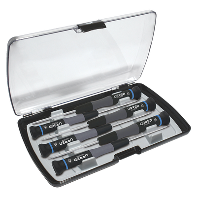 [N4-SYS-9501-BT-198504] Juego de 6 destornilladores ESD torx en caja plástica de precisión