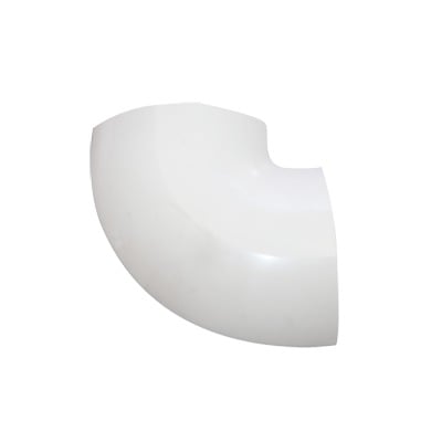 [N4-DMC-4FT-L-76658] Sección en "L" color blanco de PVC auto extinguible,  para canaleta DMC4FT (9430-02001)