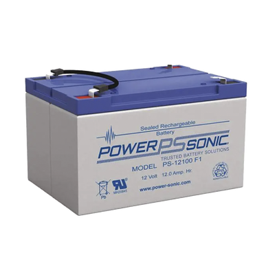 [N4-PS-12100-F1-222151] Batería 12V, 12AH, Para Respaldo, Tecnologías AGM/VRLA, 5 Años Vida Útil, Terminales F1, Reconocida UL