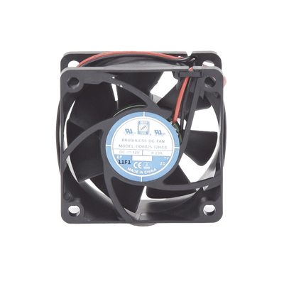 [N4-FAN-602512-67614] Ventilador Anticondensante Axial Cuadrado, 60x60x25 mm, 12 Vcc, 4390 RPM, 1.8 W, 0.15 A, Flujo de Aire de 25.0 CFM, Unión Sellada.
