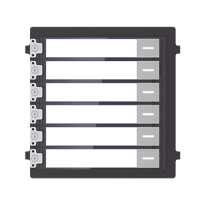 [N4-DS-KD-KK-168343] Módulo de Botones Para Videoportero Modular / Llamada de un solo Toque / Soporta Hasta 6 Monitores Principales