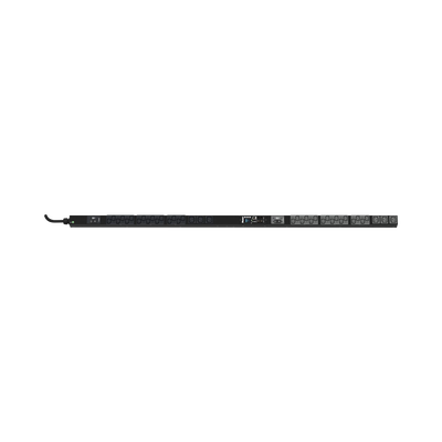 [N4-P38D25M-163996] PDU Monitoreable (MI) para Distribución de Energía, Enchufe de Entrada NEMA L6-30P, Con 32 Salidas C13 y 6 C19, de Instalación Vertical, 208 Vca, 30 Amp